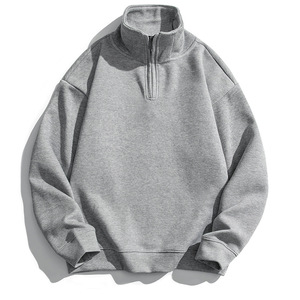 <b>Men</b> Custom Logo Zipper Hoodies for Autumn Winter Loose <b>Base</b> <b>Layer</b> Shirt with Casual Top Versatile Hoodies Sweatshirts - Product Image 3