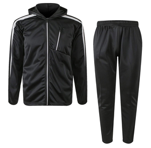 Conjunto Deportivo de Dos Piezas para Hombre, Diseño de Lujo Personalizado, Transpirable, Ecológico, de Poliéster y Algodón, Casual, Ajustado, con Cintura Elástica - Product Image 2