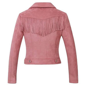 Veste en daim pour femme, design personnalisé, nouvelle collection, haute qualité, manches longues, confortable à porter, vestes en daim pour femme - Product Image 2