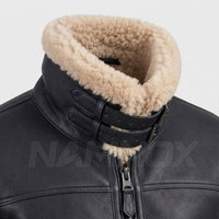 Nouvelle arrivée, veste d'hiver en peau de mouton durable pour homme, taille oversize, veste en peau de mouton pour homme, best-seller