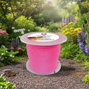 Suministros de Jardinería Alemania, Hilo de Polipropileno Fluorescente Rosa de 2 mm, Estilo Simple, 100 m de Largo, 60 kg, Paquete de 6 - Product Image 3
