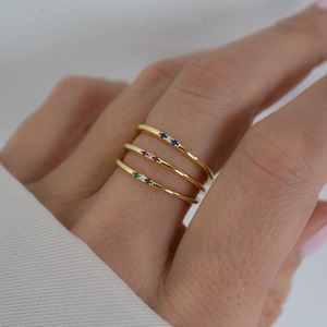 เครื่องประดับแหวนคลาสสิกสไตล์ Boho สำหรับผู้หญิงเครื่องประดับเงิน925เงินสเตอร์ลิงสีขาวบุษราคัมแหวนแฮนด์เมดของขวัญสำหรับความรัก - Product Image 3