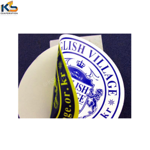 Custom UV-Proof Waterproof Removable Adhesive Sticker For Use Glassy <b>Window</b> Custom Round Static Cling <b>Window</b> Sticker - Product Image 1