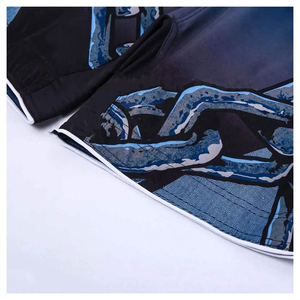 Venta al por mayor de pantalones cortos de gimnasio para hombre con diseño 2024 primavera pantalones cortos de algodón personalizados para hombre Fitness entrenamiento deportivo correr - Product Image 5