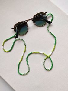 Cuentas de semillas puras hechas a mano, cadena de gafas de sol, diseño único, piezas de gafas personalizadas ecológicas - Product Image 5