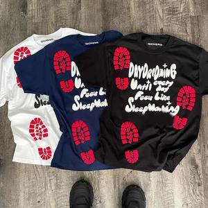 2025 Venta caliente hombres de gran tamaño personalizado pantalla Logo 3D para Puff estampado camisetas 100% algodón 3D espuma impresa de punto Popular de gran tamaño - Product Image 1