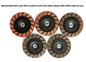 <span class=keywords><strong>Meule</strong></span> diamantée <span class=keywords><strong>à</strong></span> coupelle céramique économique de 7 po / 180 mm pour le meulage des bords de béton, la préparation des surfaces et la réduction des rayures - Product Image 2