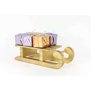 Adorno de trineo de Reno de Metal con acabado antiguo de lujo para un elegante hogar navideño y un estilo festivo - Product Image 6