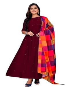 Acheter en vrac en gros robes pour femmes détaillant en ligne été plage vêtements décontractés mode indienne élégante robe de fête pour les femmes - Product Image 6