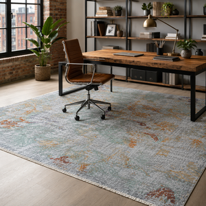 Alfombra Lavable Moderna Rug Weavers RW7088 Linea Grey, Venta al por Mayor, Chenilla Lavable, 10 Tamaños - Product Image 5