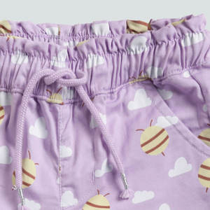 Pantalones Cortos de Algodón con Logotipo Personalizado para Niños, Pantalones Cortos de Color Liso para Niños, Pantalones Cortos Estampados Color Lila, Pantalones Cortos de Playa para Niños, Pantalones Cortos Sensuales - Product Image 3