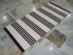 พรมผ้าฝ้ายทอสไตล์อินเดียขนาดใหญ่แบบซักได้เสื่อปูพื้นขนาดใหญ่บ้านทำจากผ้าฝ้าย100% ทันสมัย - Product Image 2