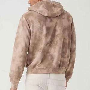 Sweat-shirt thermique vierge personnalisé de qualité supérieure pull 100% coton goutte épaule sweats à capuche lourds hommes pour l'impression personnaliser la couleur - Product Image 2