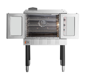 รับสิ่งนี้เลย! เตาอบแก๊สโพรเพนแบบพาความร้อนขนาดมาตรฐาน รุ่น FGC-100L ของ Diner's-Perfomance แบบชั้นเดียว ความลึกมาตรฐาน พร้อมขาตั้ง - 54,000 BTU - Product Image 3