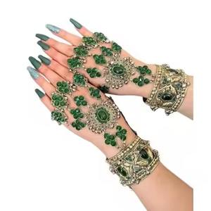 Conjunto de Joyería Vintage Afgana Kuchi para Mujer, Ligero y Transpirable, Collar y Aretes para Bodas con Diseño Personalizado - Product Image 3