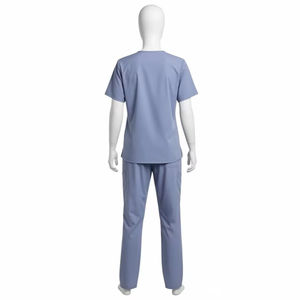 Uniformes Médicos Unisex para Hospital, Mezcla de Poliéster y Rayón, Transpirables y Duraderos, Ropa de Trabajo para Enfermería y Clínica - Product Image 3