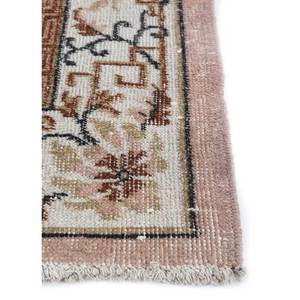 Alfombra de Lana Anudada a Mano Vintage Pae-1415, Grande, con Diseño Floral Rojo y Naranja, para Sala de Estar, Pasillo, Forma Rectangular, para Adolescentes - Product Image 4