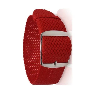 Bracelet de montre intelligent unisexe P04 rouge en perlon, boucle en acier inoxydable, souple et réglable, pièce de rechange pour montre - Product Image 1