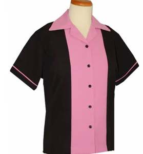 100% Polyester Long Sleeve Custom Designed Team Bowling <b>Shirts</b> - Product Image 5
