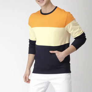 เสื้อสเวตเชิ้ตผ้าฝ้ายฟลีซสำหรับผู้ชาย ฤดูหนาว ระบายอากาศ แห้งเร็ว เป็นมิตรกับสิ่งแวดล้อม ปักโลโก้ รับผลิตตามแบบ (OEM) ขายส่ง - Product Image 4