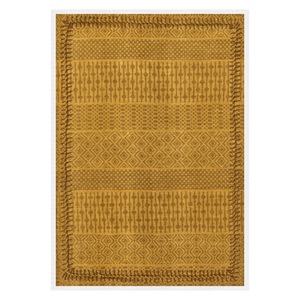 พรมเชนิลล์ LXDP-0849 จาก RUGS DEPOT สีแดงเบอร์กันดี ลายพิมพ์ดิจิทัลแบบนามธรรมร่วมสมัย ซักเครื่องได้ ไม่ลื่น - Product Image 1