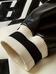 Chaqueta de equipo Letterman en blanco para hombre, fabricantes de chaqueta Letterman personalizada Plain Varsity, chaqueta Varsity de hombre en blanco al por mayor - Product Image 4