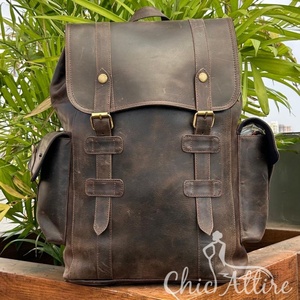 Haute Qualité Designer De Luxe Durable Pleine Fleur En Cuir Confortable D'affaires Loisirs Sports Personnalisé Voyage Sacs À Dos Pour Ordinateur Portable - Product Image 1