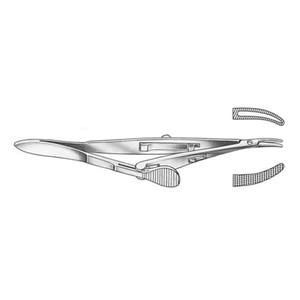 Venta al por mayor de acero inoxidable personalizado Kalt-Arruga Micro portaagujas 14cm producto de alta calidad portaagujas oftálmicos instrumentos - Product Image 5