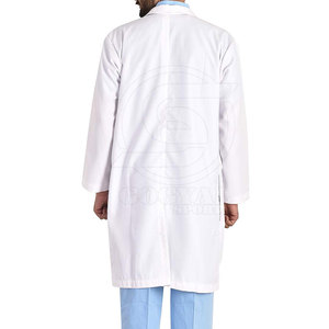 Bata de Laboratorio de Marca Privada en Existencia, Diseño Único, Bata de Laboratorio para Adultos, Venta Caliente, Bata de Laboratorio con Logotipo Personalizado - Product Image 2