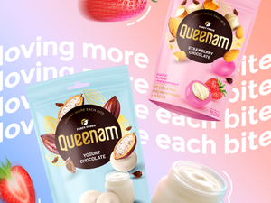 Queenam ช็อคโกแลตปุ่ม150g ขนมโยเกิร์ตรสเลิศขนมฮาลาลขายส่งจำนวนมาก - Product Image 6