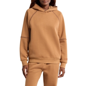 Sweat à capuche pour femme grande taille en polyester/coton respirant à manches longues avec coupe décontractée Couleurs personnalisées Service OEM/ODM - Product Image 1