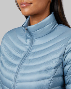 OEM Designed High Quality Women's Stand Collar Puffer <b>Jacket</b> Breathable Knitted <b>Long</b> Street Wear Dyed Pakistan Winter Low Price - Product Image 3