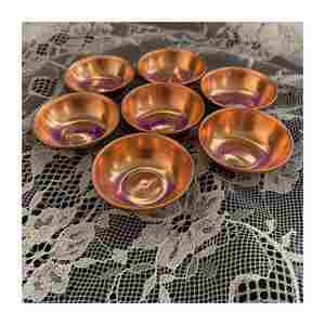 Forte demande avec un prix raisonnable Bol mélangeur en cuivre 4.7L martelé Indien Exportateur Bol en cuivre Vintage de haute qualité - Product Image 4