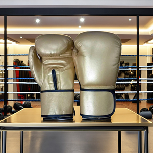 Best Selling High Quty PU Leather Boxing Gloves Adjustable <b>Strap</b> Flex Sparring Gloves for Workout - Product Image 1