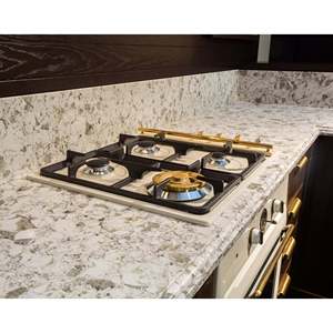 Alaska White Unionstone, composé de quartz cristallin de qualité supérieure, design moderne, application murale imperméable, grande dalle - Product Image 5