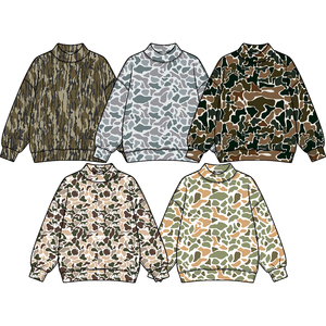 Précommande – Nouveaux T-shirts et Hauts Personnalisés à Col Montant et Manches Longues pour Femmes Adultes, Imprimé <span class=keywords><strong>Camouflage</strong></span>, Vente en Gros, Collection Chasse - Product Image 1