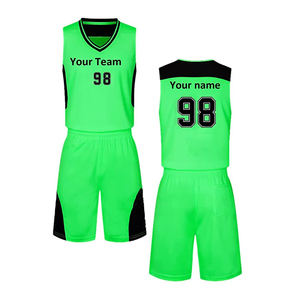 Uniformes de basketball élégants fabriqués avec un tissu léger évacuant la transpiration pour un confort maximal et un tissu respirant pour la mobilité - Product Image 5