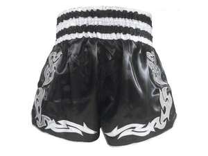 Short Muay Thai en Satin de Polyester 100% Personnalisé Vêtements de combat extensibles pour MMA, Kickboxing et Arts Martiaux - Product Image 3