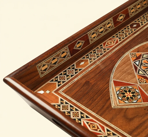 ถาดเสิร์ฟไม้เนื้อแข็งธรรมชาติคุณภาพสูง เป็นมิตรกับสิ่งแวดล้อม ดีไซน์ทันสมัย หรูหรา พร้อมหูจับ สำหรับห้องครัว ร้านอาหาร ตกแต่งบ้าน ราคาประหยัด - Product Image 4