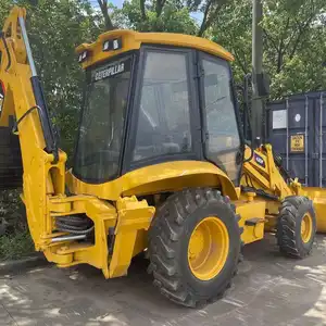 Chất Lượng Cao Thấp Giờ Làm Việc Thứ Hai Tay Sâu Bướm Thiết Bị Xây Dựng Mèo 430f Backhoe Loader Sử Dụng Mèo Backhoe