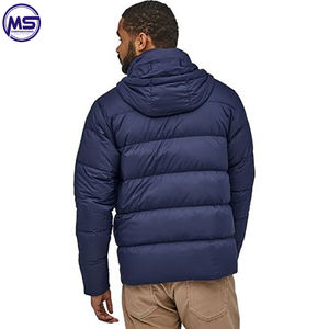 Doudoune professionnelle de haute qualité avec Logo imprimé personnalisé pour homme, avec manches longues et poches sur le devant - Product Image 4