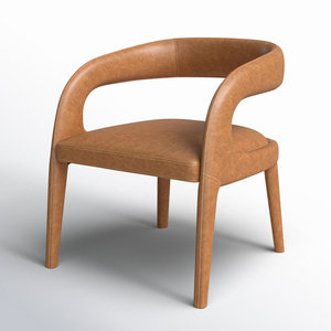 Fauteuil en bois artisanal avec coussin et dossier en cuir marron olive Chaise longue élégante pour intérieurs contemporains - Product Image 2