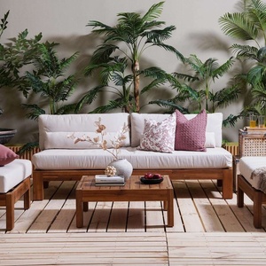 Quadro Garden Mesa de centro Teca Caoba Suar Madera Sala de estar Minimalista Simple Moderno 1311342 - Product Image 5