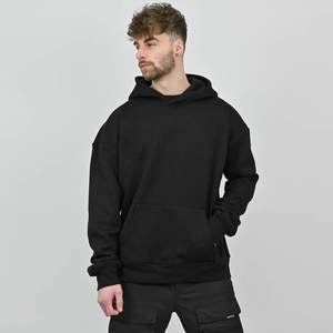 Sudaderas con Capucha Extra Grandes de Alta Calidad, 500 GSM, Algodón Grueso, Lisas, Sin Cordones, Unisex, con Logotipo Personalizado, Tallas Grandes para Hombre - Product Image 2
