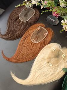 Venta caliente 2025 Topper Handtied 100% Raw Virgin Straight Extensiones humanas de alta calidad Cutícula completa Super Double Drawn Fusion - Product Image 2