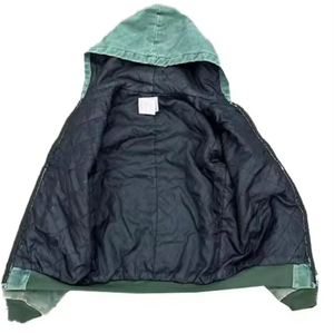 Pull à capuche surdimensionné personnalisé lourd 100% coton pour hommes en relief 3D imprimé à capuche français éponge Boxy Crop Hoodie - Product Image 3