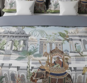 Ensemble de literie pliée en coton 100% King Size de la collection Hôtel, confortable et durable, 600 fils/cm², 2 taies d'oreiller incluses - Product Image 3