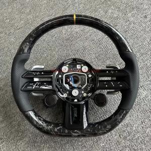 Volant en cuir carbone DDOS pour <span class=keywords><strong>Mercedes</strong></span> Classe C W205 CLS W218 GLA45 CL W216 C216 CL500 CL550 <span class=keywords><strong>CL55</strong></span> CL63 C43 C63 <span class=keywords><strong>AMG</strong></span> - Product Image 3