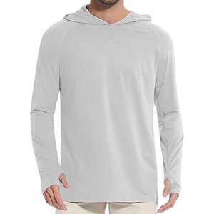 Camisas de pesca para hombres Manga larga Protección solar UV Sudadera con capucha Camisas de senderismo al aire libre Tops de secado rápido - Product Image 4