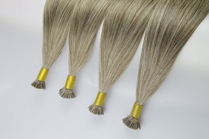 SHY 100% extensiones de cabello virgen cabello liso crudo reflejos mixtos I Tip Remy cápsulas de queratina humana colores #4-613 100 unids/set - Product Image 6